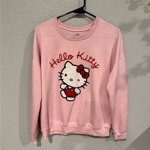 Hello Kitty Cozy Pink Crew Neck Sweatshirt